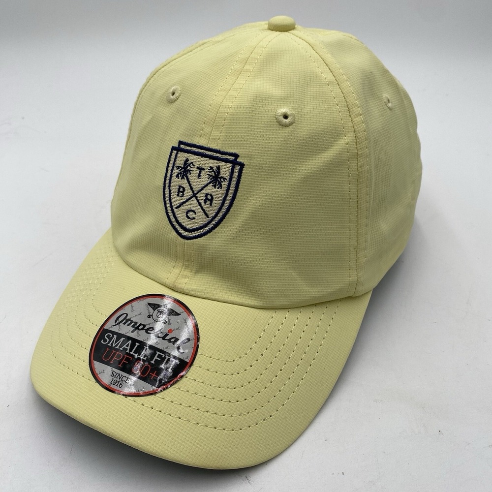 Coral Springs‎ Country Club Golf Hat Adjustable Golf Hat Strapback Yellow Drift